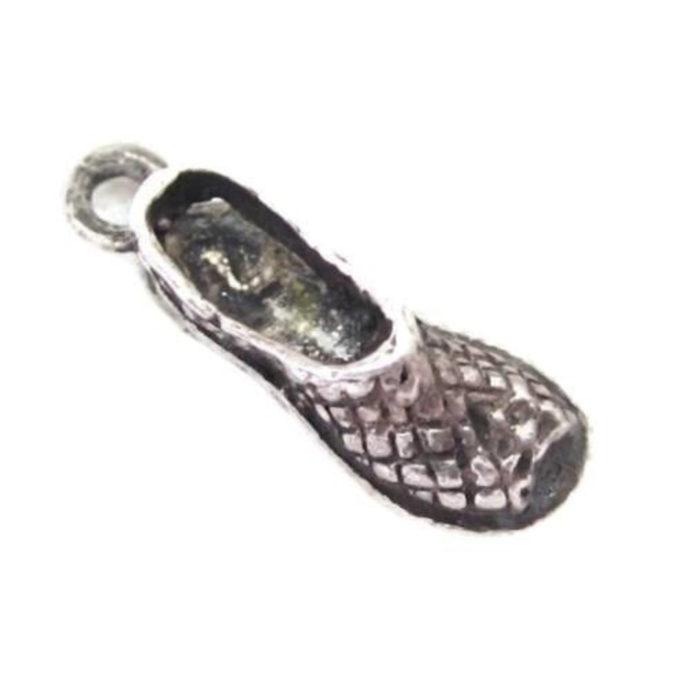 Charming Vintage Sterling Silver Sandal Shoe Charm*Clothing*925
